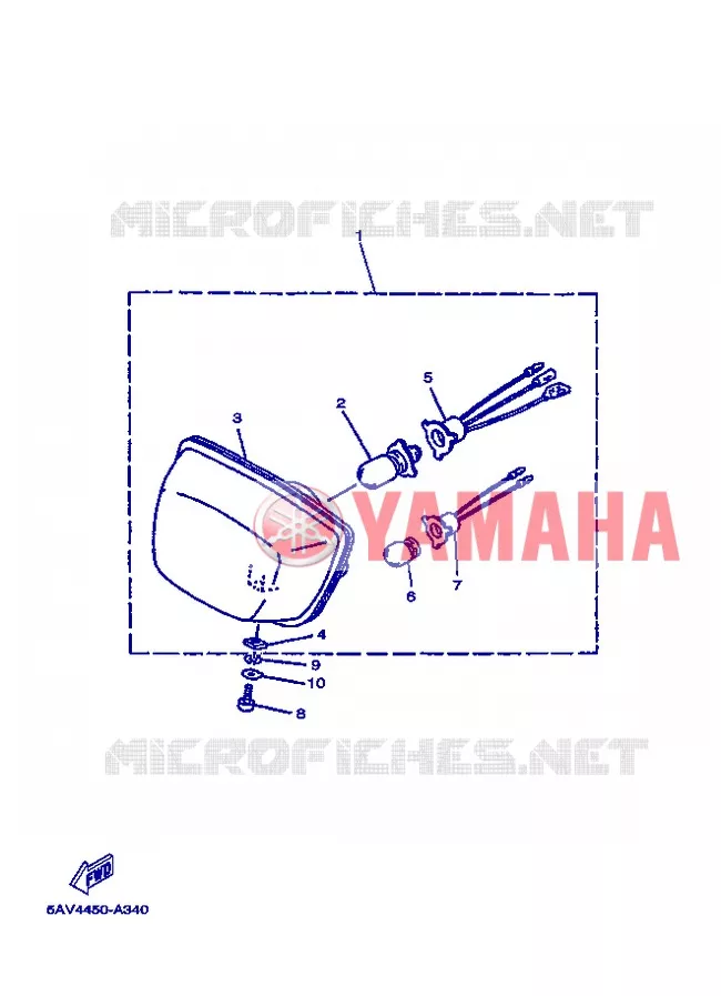 PHARE  Yamaha SCOOTER 105 2004 CRYPTON  T105E