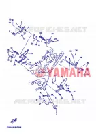 SUPPORT / REPOSE PIEDS pour Yamaha TZR 2008
