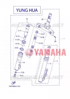 FOURCHE 2 pour Yamaha BOOSTER 2004
