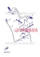 GUIDON ET CABLES pour Yamaha BOOSTER 2004