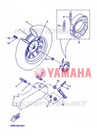ROUE ARRIERE pour Yamaha BOOSTER 2004