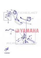 COMMODO / LEVIER pour Yamaha STUNT NAKED 2006