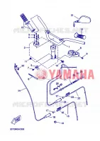 GUIDON ET CABLES pour Yamaha STUNT NAKED 2006