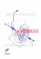 ROUE AVANT pour Yamaha STUNT NAKED 2006