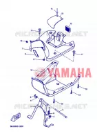 SUPPORT / REPOSE PIEDS pour Yamaha STUNT NAKED 2006