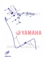 GUIDON ET CABLES pour Yamaha NITRO 2008