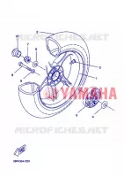 ROUE ARRIERE pour Yamaha NITRO 2008