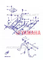 SUPPORT / REPOSE PIEDS pour Yamaha NITRO 2008