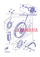 ROUE ARRIERE pour Yamaha X-LIMIT 2008