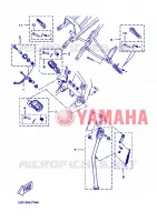 SUPPORT / REPOSE PIEDS pour Yamaha X-LIMIT 2008