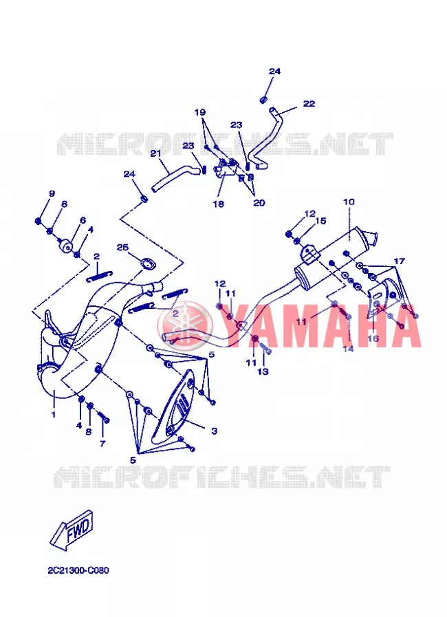 ECHAPPEMENT Yamaha MOTO 50 2008 X-LIMIT  X-LIMIT ENDURO