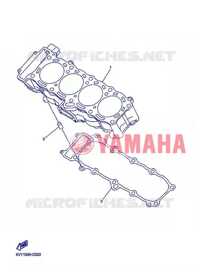 CYLINDRE Yamaha MOTO 1000 2004 R1  YZF-R1 YZF-R1S R1