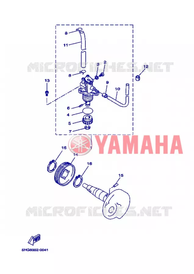 POMPE A HUILE Yamaha SCOOTER 50 2008 STUNT  EW50N