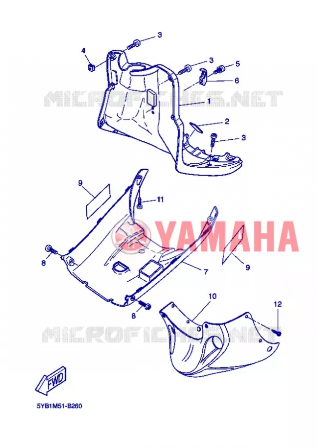 PROTEGE JAMBES Yamaha SCOOTER 50 2004 ROCKET  CW50RSP POWER ROCKET