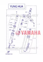 FOURCHE 2 pour Yamaha BOOSTER 2004