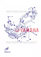 CADRE pour Yamaha BOOSTER 2005