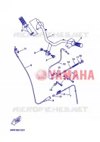 GUIDON ET CABLES pour Yamaha BOOSTER 2005