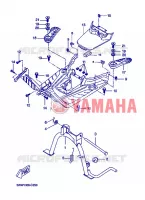 SUPPORT / REPOSE PIEDS pour Yamaha BOOSTER 2005