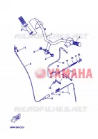 GUIDON ET CABLES pour Yamaha BOOSTER 2007