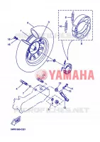 ROUE ARRIERE pour Yamaha BOOSTER 2007