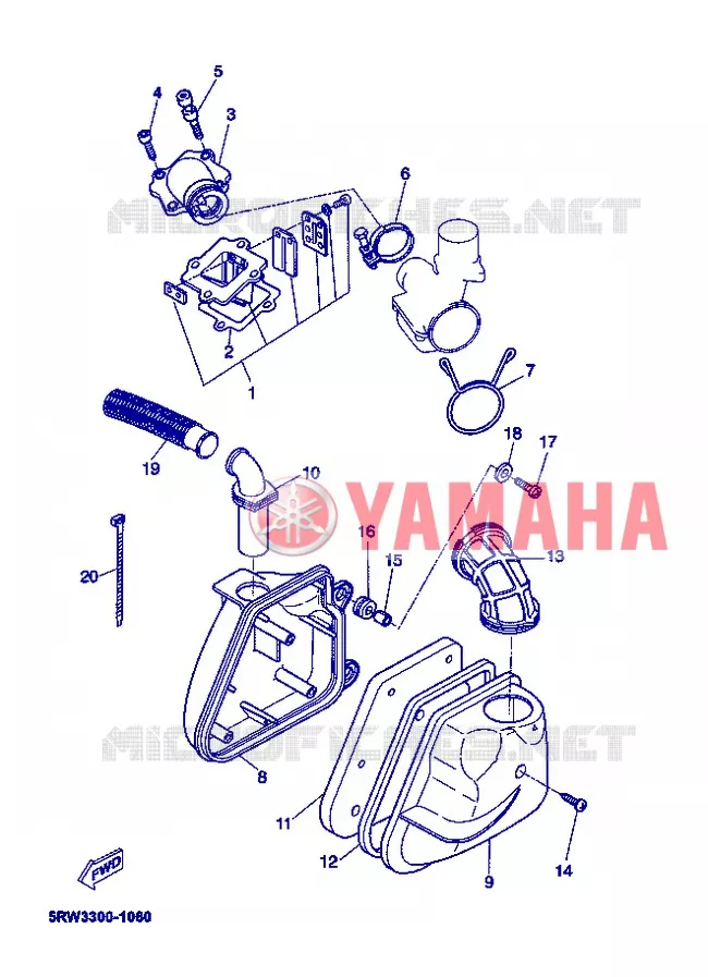 ADMISSION Yamaha SCOOTER 50 2008 MACH G  CS50Z