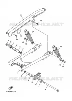 BRAS OSCILLANT / AMORTISSEUR pour Yamaha YBR 2009
