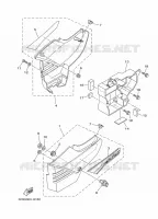COUVERCLE LATERAL pour Yamaha YBR 2009