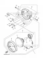 PHARE  pour Yamaha YBR 2009