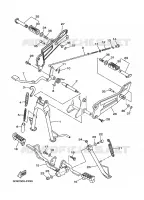SUPPORT / REPOSE PIEDS pour Yamaha YBR 2009