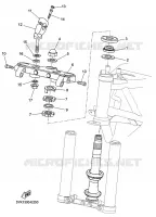 DIRECTION pour Yamaha MT03 2009
