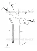 GUIDON ET CABLES pour Yamaha MT03 2009