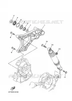 BRAS OSCILLANT / AMORTISSEUR pour Yamaha VITY 2009
