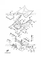SUPPORT / REPOSE PIEDS pour Yamaha VITY 2009