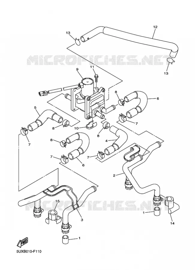 SYSTÈME D'ADMISSION D'AIR AIS Yamaha MOTO 1300 2009 XJR  XJR1300