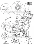 CADRE pour Yamaha MT03 2009
