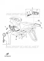 FEU ARRIERE pour Yamaha MT03 2009