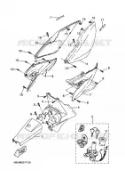 COUVERCLE LATERAL pour Yamaha NITRO NAKED 2009