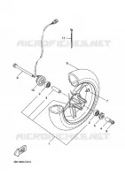 ROUE AVANT pour Yamaha NITRO NAKED 2009