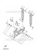 BRAS OSCILLANT / AMORTISSEUR pour Yamaha XMAX 2009