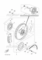 ROUE ARRIERE pour Yamaha X-LIMIT 2009