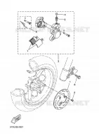 ETRIER DE FREIN AVANT pour Yamaha NEXT GENERATION 2009