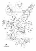 CADRE pour Yamaha XTZ TENERE 2009
