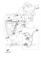 PHARE  pour Yamaha XTZ TENERE 2009