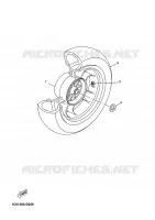 ROUE ARRIERE pour Yamaha SKYCRUISER 2009
