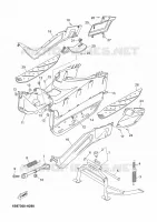 SUPPORT / REPOSE PIEDS pour Yamaha SKYCRUISER 2009