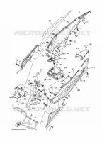 COUVERCLE LATERAL pour Yamaha CRYPTON 2009