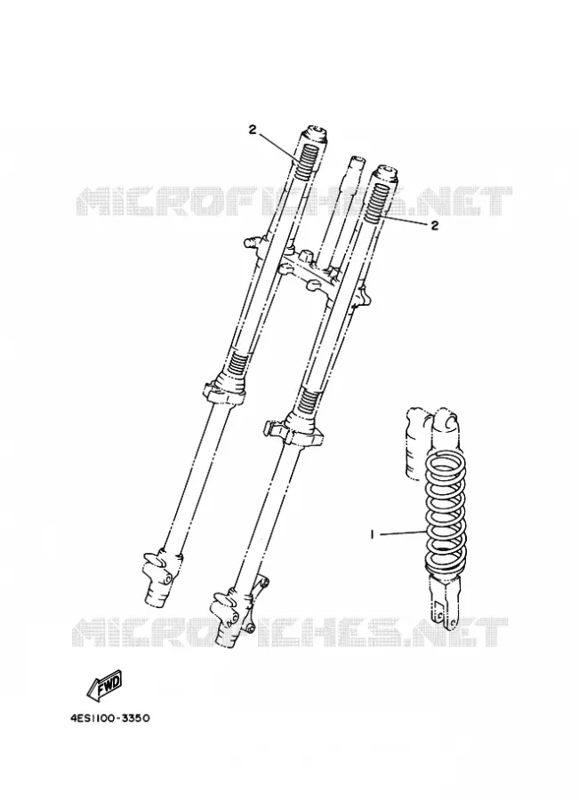 PIÈCES OPTIONNELLES Yamaha MOTO 85 2009 YZ  YZ85 YZ85Y