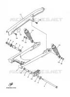 BRAS OSCILLANT / AMORTISSEUR pour Yamaha YBR 2009
