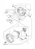 PHARE  pour Yamaha YBR 2009