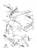 SUPPORT / REPOSE PIEDS pour Yamaha YBR 2009